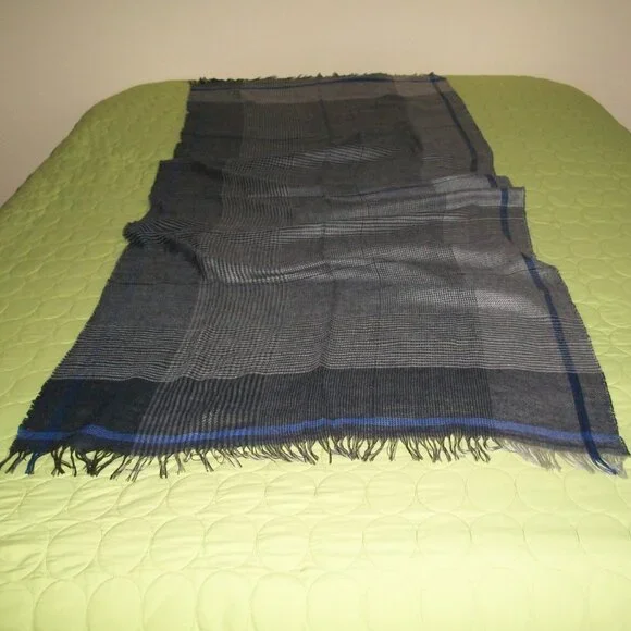 Alex Begg x Co Grey Cashmer Stole/ Shawl/Scarf